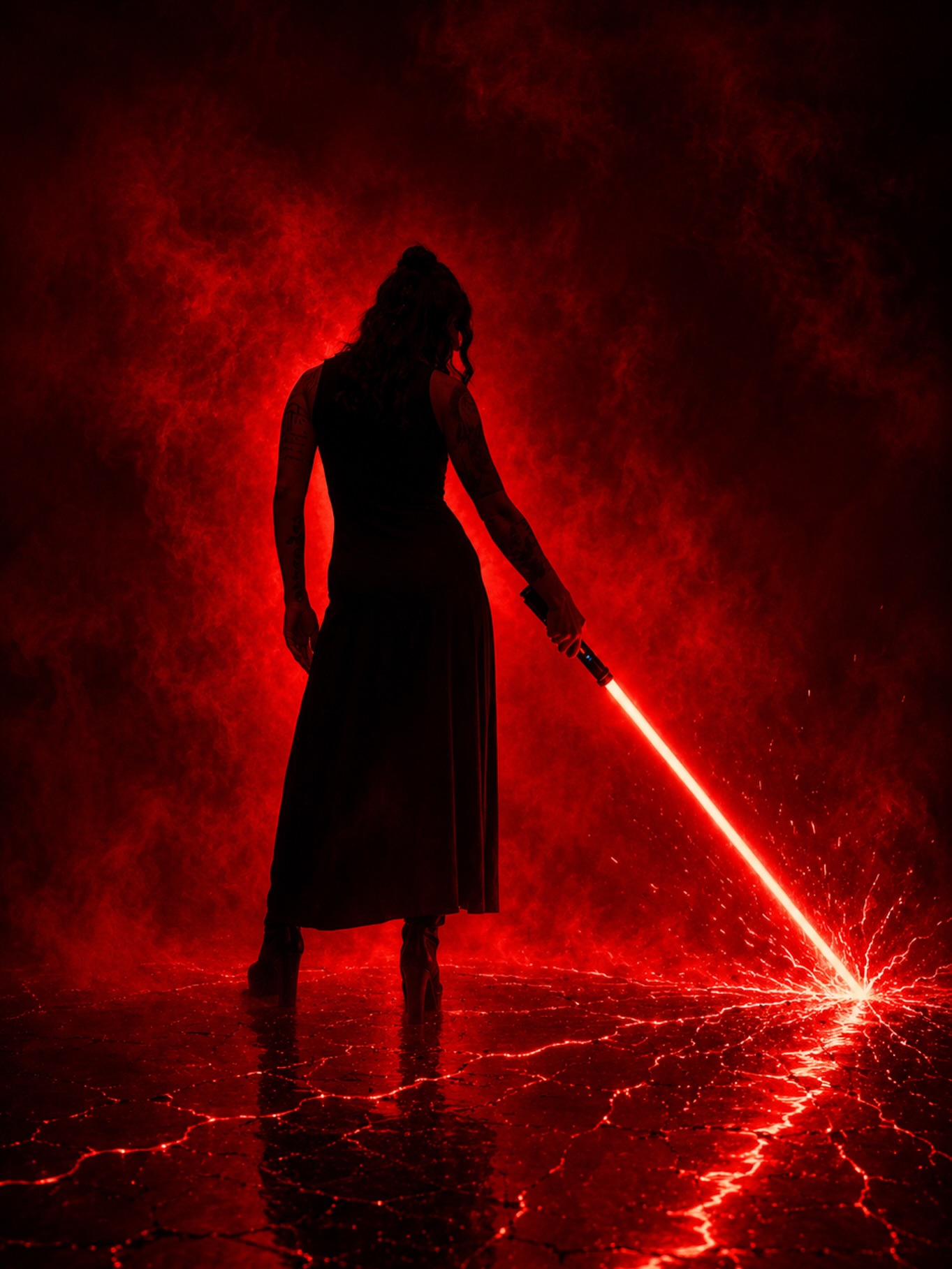Photo by Eric 📸 on July 21, 2026. May be an image of costume, sword, cloak and text.